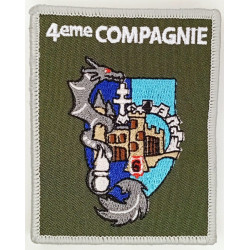 Ecusson Velcro Rectangulaire de la 4ème Compagnie de Maintenance Mobilité du 6ème Régiment du Matériel