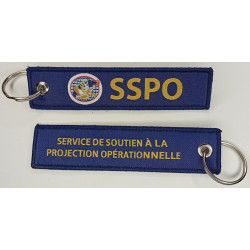 Porte-Clés Flamme : Service de Soutien à la Projection Opérationnelle - Gendarmerie Nationale