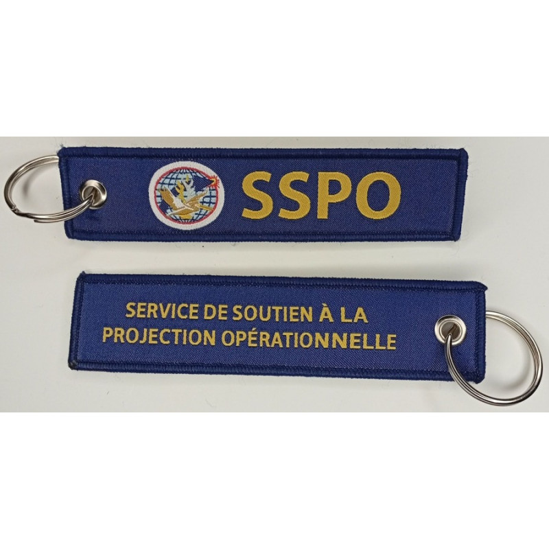 Porte-Clés Flamme : Service de Soutien à la Projection Opérationnelle - Gendarmerie Nationale
