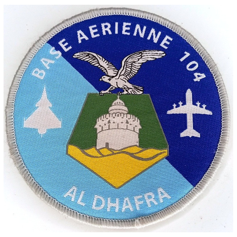 Ecusson Velcro de la Base Aérienne 104 de Al Dhaffra aux Émirats Arabes Unis