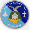 Ecusson Velcro de la Base Aérienne 104 de Al Dhaffra aux Émirats Arabes Unis