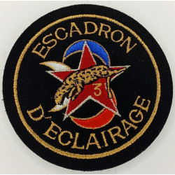 Ecusson à coudre Escadron d'Eclairage Divisionnaire de la 3ème Brigade Mécanisée