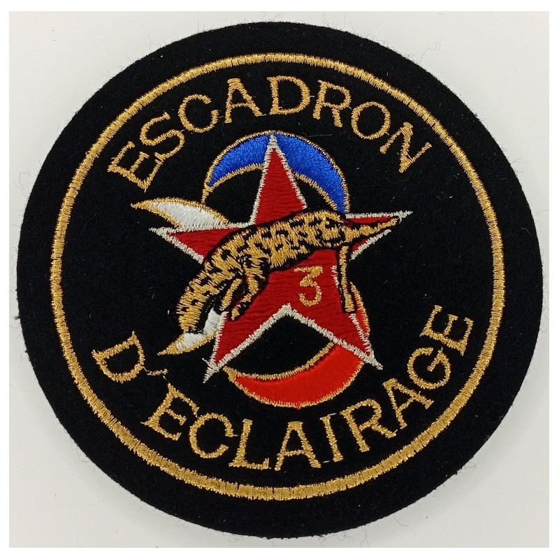 Ecusson à coudre Escadron d'Eclairage Divisionnaire de la 3ème Brigade Mécanisée