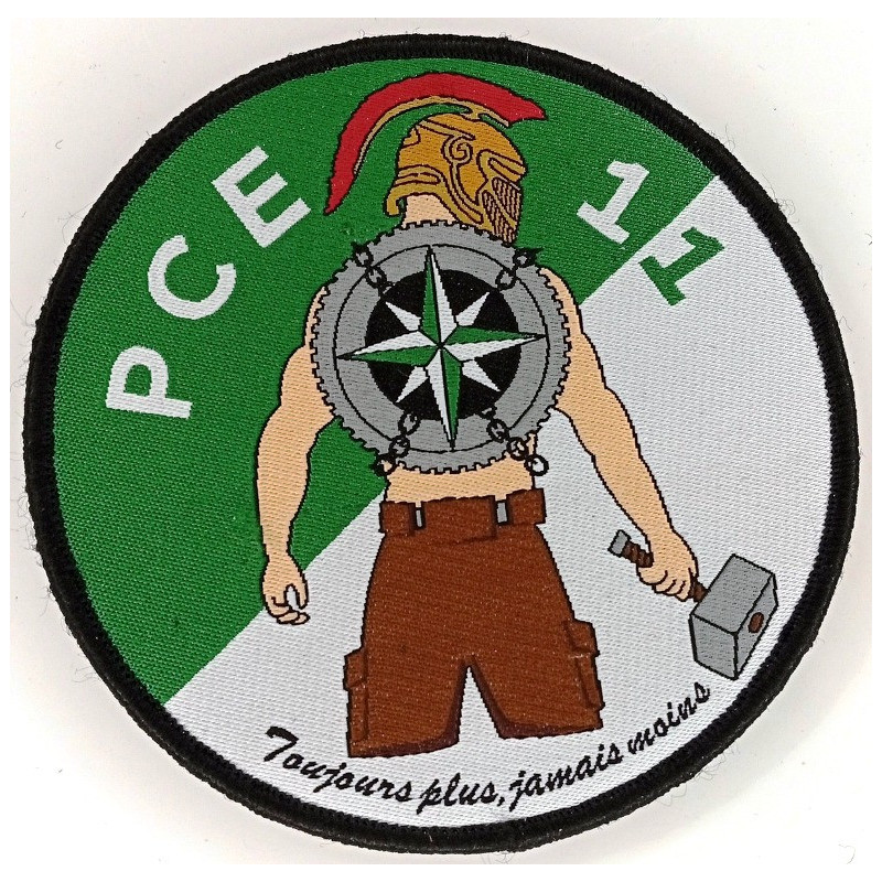 Ecusson Velcro Peloton de Circulation et d'Eclairage N°11 - P.C.E. / 511ème Régiment du Train des Equipages