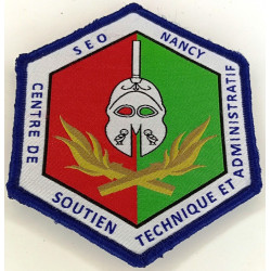 Ecusson Velcro du SEO de NANCY - Centre de Soutien Technique et Administratif / Service des Essences