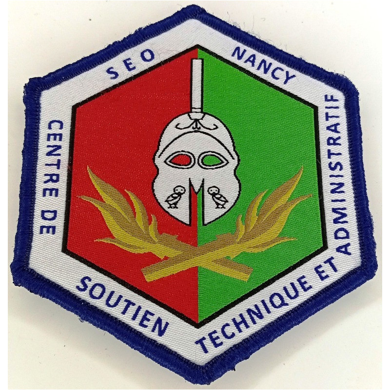Ecusson Velcro du SEO de NANCY - Centre de Soutien Technique et Administratif / Service des Essences