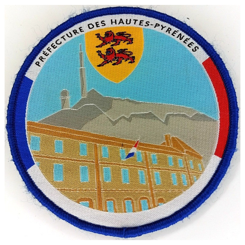 Ecusson Velcro Préfecture des Hautes-Pyrénées