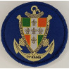 Petit écusson velcro rond pour tenue de sport Errea: 11ème Régiment d'Artillerie de Marine