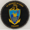 Petit écusson velcro rond pour tenue de sport Errea: 6ème Régiment du Génie d'ANGERS