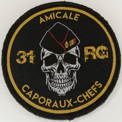 Ecusson velcro de l'Amicale des Caporaux-Chefs du 31ème Régiment du Génie