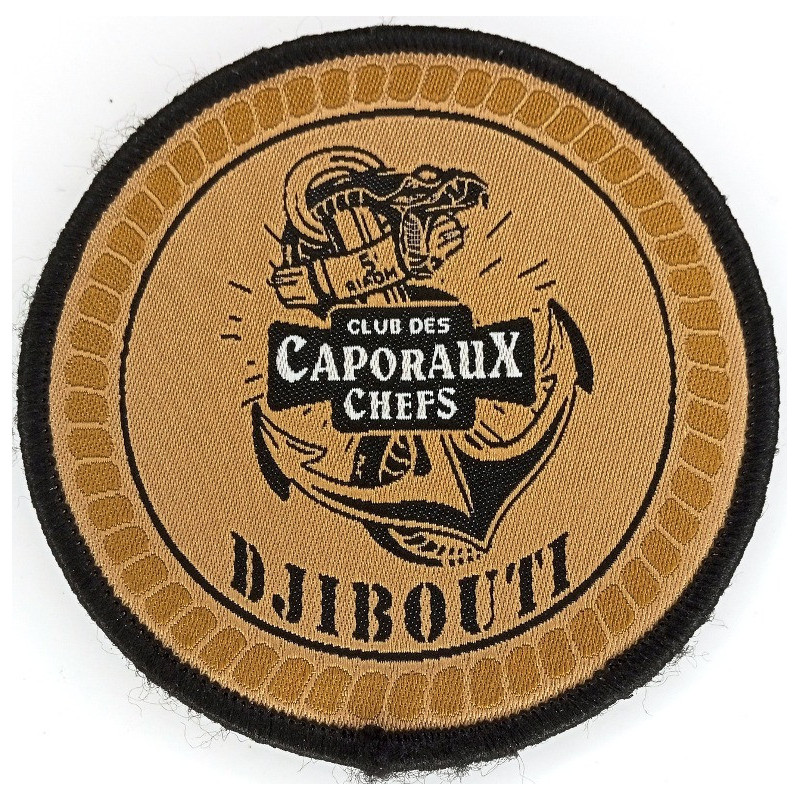Ecusson velcro du Club des Caporaux-Chefs du 5ème Régiment InterArmes d'Outre-Mer de DJIBOUTI