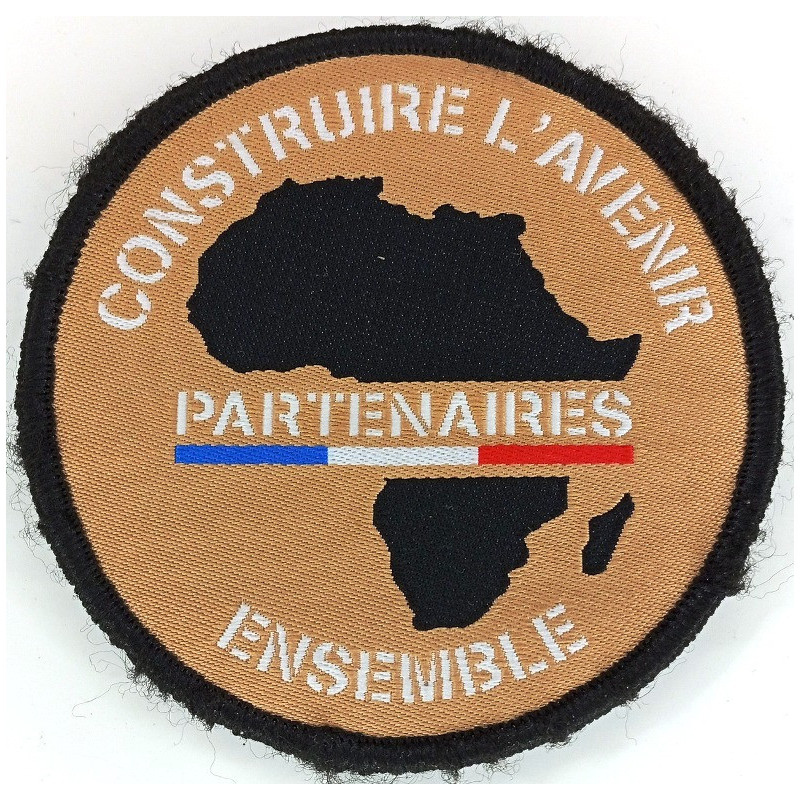 Ecusson velcro françafrique de l'Armée Française : Partenaires - Construire l'Avenir ensemble