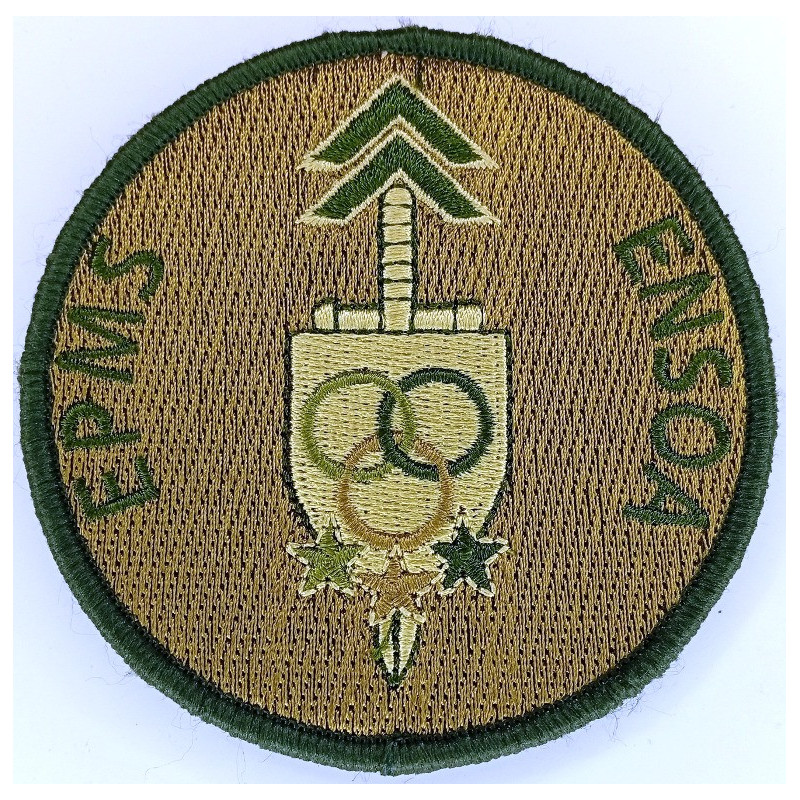 Ecusson Velcro Moniteur Entrainement Physique Militaire et Sportif de l'Ecole National des Sous-officiers d'Active - EPMS ENSOA