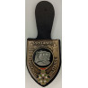 Ecole Prytanée National Militaire sur Cuir - PNM Finition Bronze (Dus)