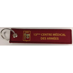 Porte-Clés Flamme : 13ème Centre Médical des Armées - CMA de Rochefort Cognac