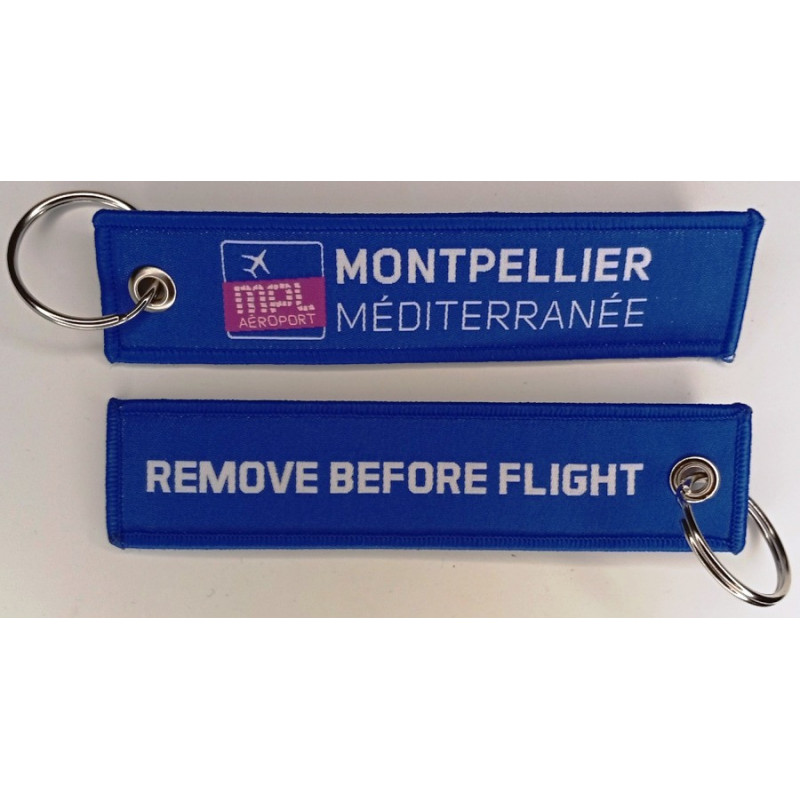 Porte-Clés Flamme : MPL - Aéroport Montpellier Méditerranée