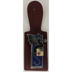 2ème Régiment de Dragons avec Devise sur Cuir (Dus)