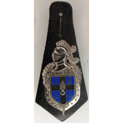 Insigne complet sur cuir de la Gendarmerie de Martinique (A.B.)
