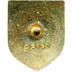 Insigne complet sur cuir du Commandement des Ecoles de la Gendarmerie Nationale (A.B.)