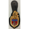 Insigne complet sur cuir de la Garde Républicaine de Paris - Gendarmerie Nationale (A.B.)