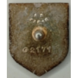 Insigne complet sur cuir de la Garde Républicaine de Paris - Gendarmerie Nationale (A.B.)
