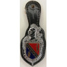 Insigne complet sur cuir du Groupement de Gendarmerie de Nouvelle-Calédonie (D.Rom.) - Epoque Indochine