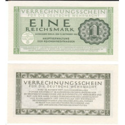 1 Reichsmark de la Wehrmacht 1944