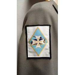 Vareuse TDF Artillerie + Insigne "1ère Division Blindée" + Nouveau Losange du 1er R.A. sous-officier/officier NEUVE