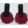 Paire d'épaulettes rouge Traditions de Sapeur-Pompier pour Vareuse Modèle 1895 - IIIème République