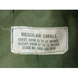 Veste US Modèle 1951 - Coat Man's Cotton Wind Resistant Sateen 9 OZ WRT QM Shade 107 - 1961 - Guerre du vietnam