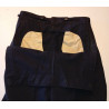 Tenue bleue Vareuse + Pantalon à Pont de Quartier-Maître breveté Transmetteur Equipage Marine Nationale - 1968