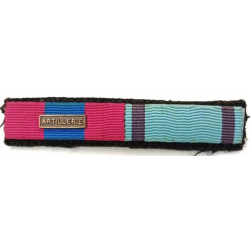 Ancien Placard de 2 rappels de Médailles - Artillerie - Moniteur Sportif