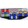 Placard de 10 rappels de Médailles - Infanterie - Guerres Liban Côte d'Ivoire Bosnie Kosovo Afghanistan
