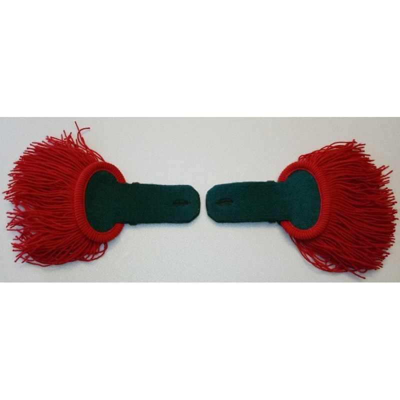 Paire d'épaulettes Traditions Troupe de la Légion Etrangère pour Veste Blouson Modèle 1946 - Guerre d'Indochine / Algérie Paire d'épaulettes Traditions Troupe de la Légion Etrangère pour Veste Blouson Modèle 1946 - Guerre d'Indochine / Algérie