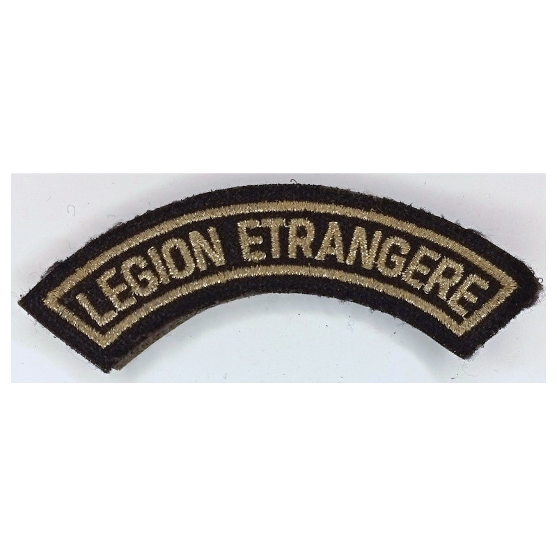 Insigne Banane de bras velcro + support "Légion Etrangère"