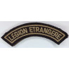 Insigne Banane de bras velcro + support "Légion Etrangère"