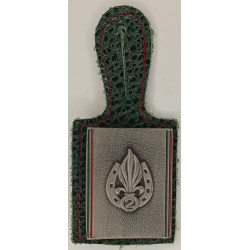 2ème Régiment Etranger d'Infanterie sur Support en Cuir (Rare Insigne MT ARGAUD) - Légion Etrangère Nimes