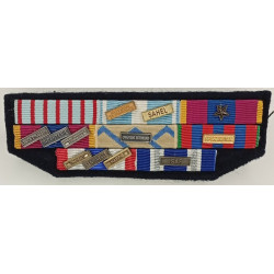 Placard de 8 Rappels de Médailles - Sous-Officier Légion Etrangère - Guerres Centrafrique Afghanistan Sahel (2)