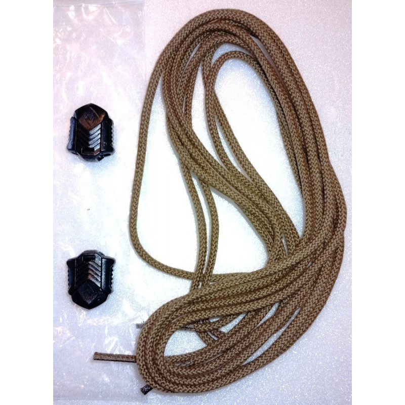 Paire de lacets à Brodequins Haix Tempéré ou Zone Désertique Armée Française NEUVE Paire de lacets à Brodequins Haix Tempéré ou Zone Désertique Armée Française NEUVE