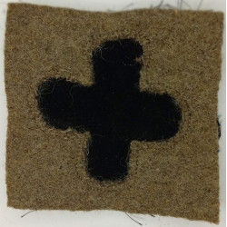 Patch précoce 88ème D.I.U.S. Trèfle velours Noir - Headquarters et Générique de la Division US WW1