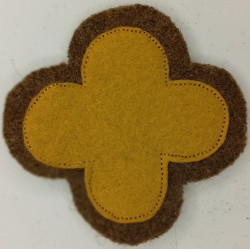 Patch 88ème D.I.U.S. Trèfle Jaune - Régiment de Cavalerie US WW1