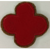 Patch 88ème D.I.U.S. Trèfle Rouge - Régiments d'Artillerie US WW1