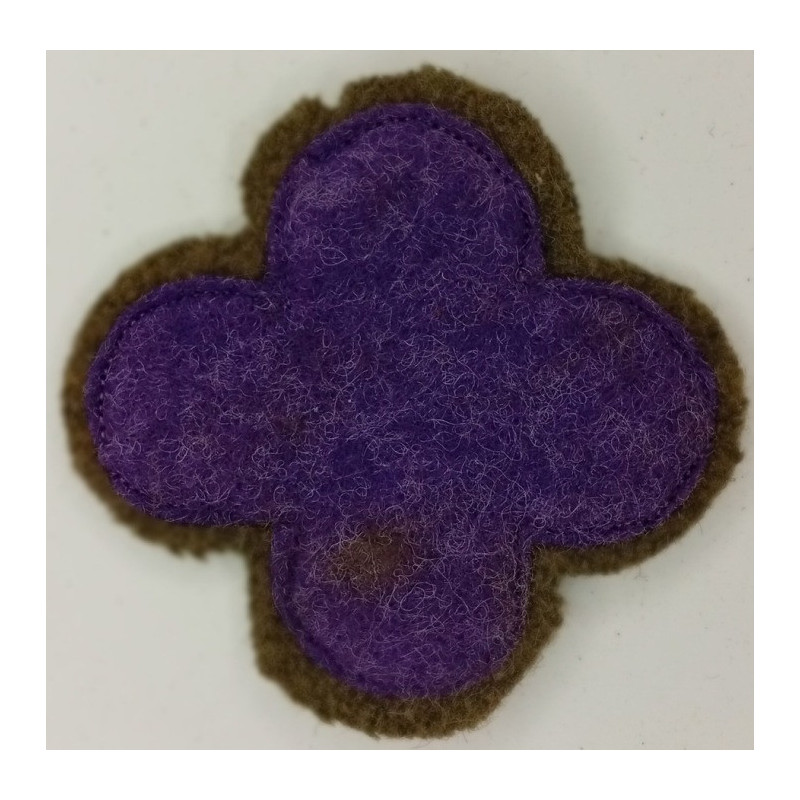 Patch 88ème D.I.U.S. Trèfle Violet - Bataillons de Machine Gun US WW1 Patch 88ème D.I.U.S. Trèfle Violet - Bataillons de Machine Gun US WW1