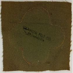 Patch tissu de Vareuse d'été en toile 88ème D.I.U.S. Trèfle Noir - Headquarters et Générique de la Division US WW1
