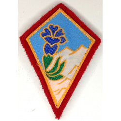 Ecusson Troupes Alpines pour le 93ème Régiment Artillerie de Montagne velcro