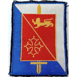 Ecusson Circonscription Militaire de Défense de Bordeaux - Région Atlantique à crochets