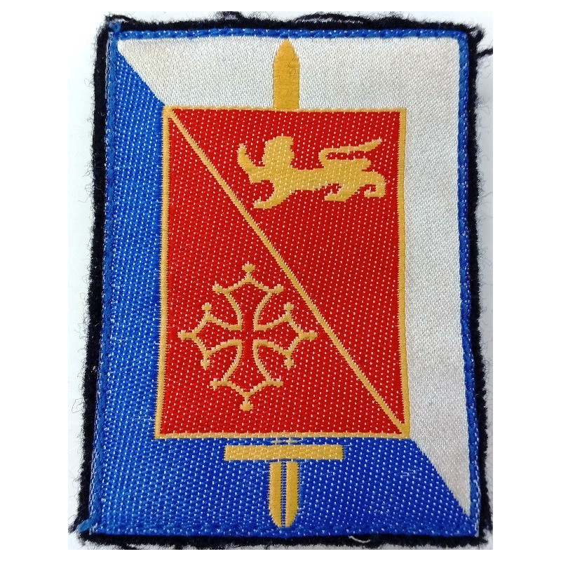 Ecusson Circonscription Militaire de Défense de Bordeaux - Région Atlantique à crochets