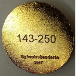 Coin de l'Opération Barkhane - Fabrication locale datée - Matriculé