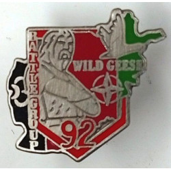 Réduction Pin's Battle Group Wild Geese du 92ème Régiment d'Infanterie - Guerre d'Afghanistan
