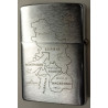 Briquet à essence ZIPPO du 28ème Régiment de Transmissions / Opération Trident de la KFOR - Mitrovica 2001 - Guerre Kosovo